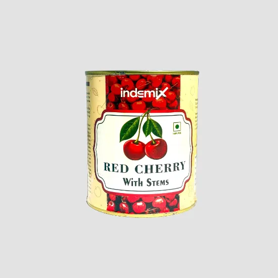 Red Cherry with Stems Canned Indemix 830g