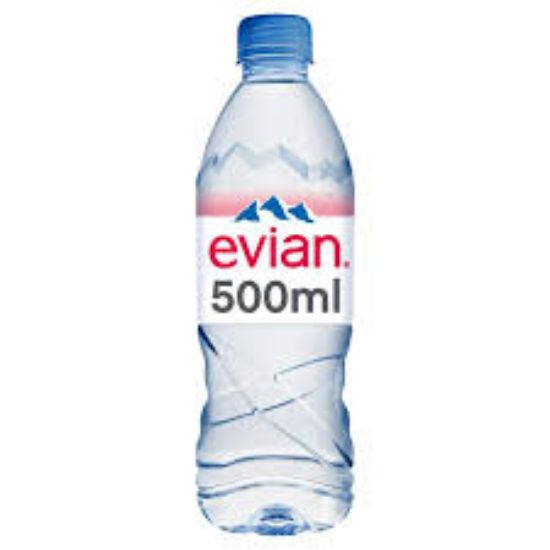 Picture of Evian water .